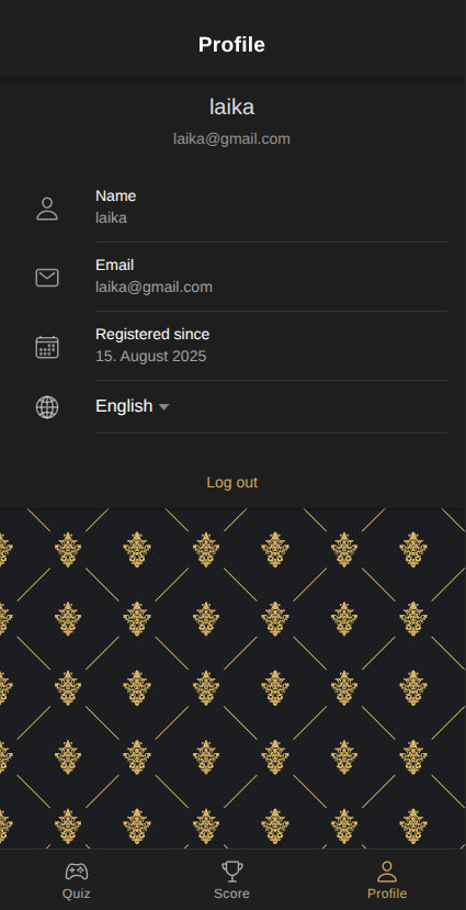 Profile Screen